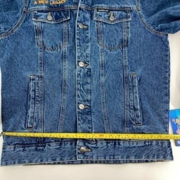 Members Only Looney Tunes Space Jam Denim Jean Bugs Bunny Medium Jacket NWT - Picture 12 of 12